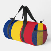 Rumänische Flagge Duffle Bag (Rechte Ecke)