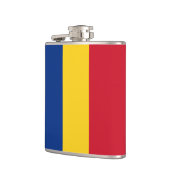 Rumänische Flagge Flachmann (Links)