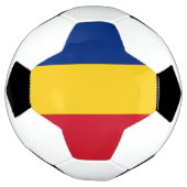 Rumänische Flagge Fußball (Gedreht)
