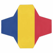 Rumänische Flagge Fußball (Flach)