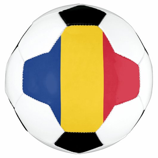 Rumänische Flagge Fußball (Vorderseite)