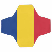 Rumänische Flagge Fußball (Flach)