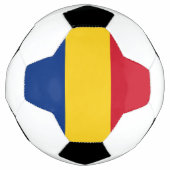 Rumänische Flagge Fußball (Vorderseite)