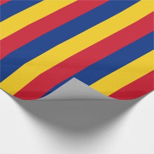 Rumänische Flagge Geschenkpapier