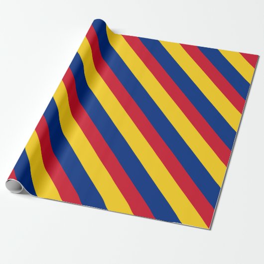 Rumänische Flagge Geschenkpapier (Ungerollt)