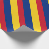 Rumänische Flagge Geschenkpapier (Ecke)