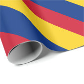 Rumänische Flagge Geschenkpapier (Rolleneckpunkt)