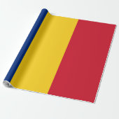 Rumänische Flagge Geschenkpapier (Ungerollt)