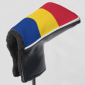 Rumänische Flagge Golf Headcover (3/4 Vorderseite)
