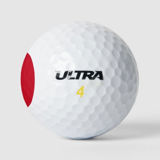 Rumänische Flagge Golfball (Logo)