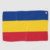 Rumänische Flagge Golfhandtuch (Horizontal)