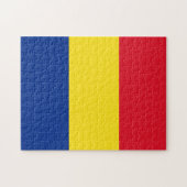 Rumänische Flagge Jigsaw Puzzle (Horizontal)