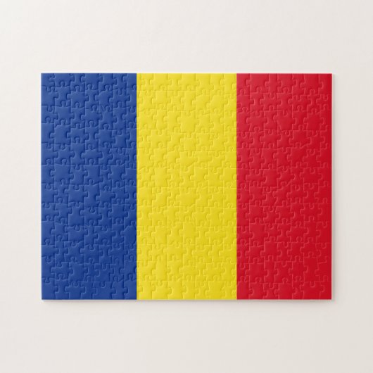 Rumänische Flagge Jigsaw Puzzle (Horizontal)