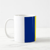 Rumänische Flagge Kaffeetasse (Links)