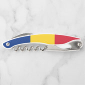 Rumänische Flagge Kellnermesser (Rückseite)