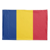 Rumänische Flagge Kissenbezug (Rückseite)