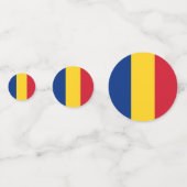 Rumänische Flagge Konfetti (Vorderseiten)