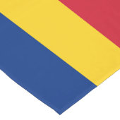 Rumänische Flagge Kurzer Tischläufer (Ecke)