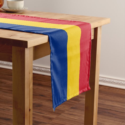 Rumänische Flagge Kurzer Tischläufer (Beispiel)