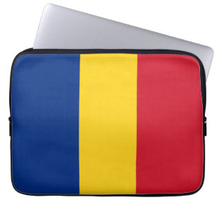 Rumänische Flagge Laptopschutzhülle