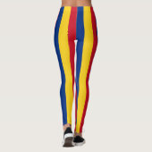 Rumänische Flagge Leggings (Rückseite)