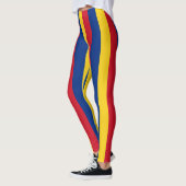Rumänische Flagge Leggings (Links)