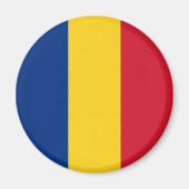 Rumänische Flagge Magnet (Vorne)