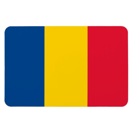 Rumänische Flagge Magnet (Horizontal)