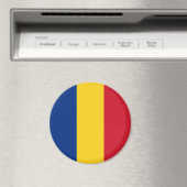 Rumänische Flagge Magnet (In Situ (Geschirrspüler))