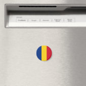 Rumänische Flagge Magnet (In Situ (Geschirrspüler))