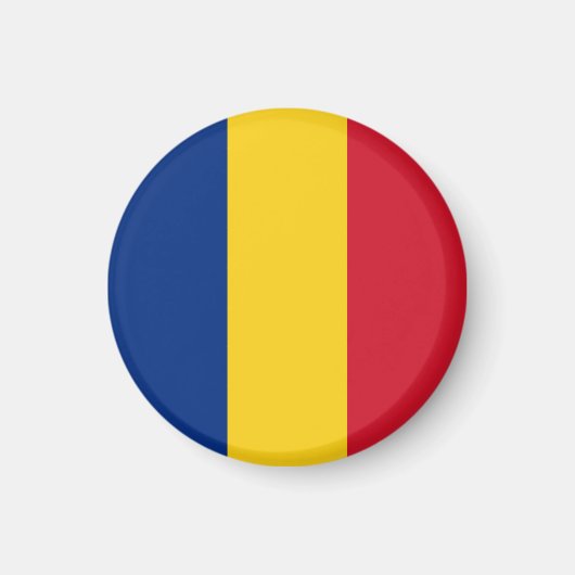 Rumänische Flagge Magnet (Vorne)
