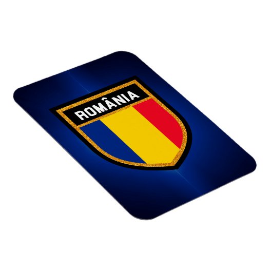 Rumänische Flagge Magnet (Rechte Seite)