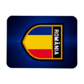 Rumänische Flagge Magnet (Horizontal)