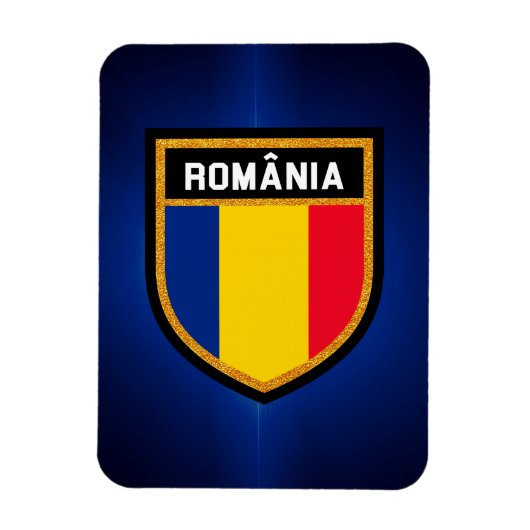 Rumänische Flagge Magnet (Vertikal)