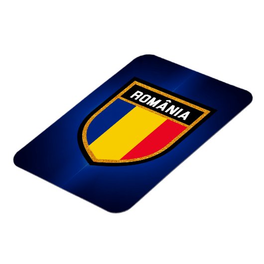 Rumänische Flagge Magnet (Linke Seite)