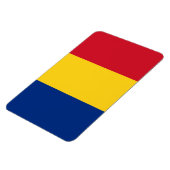 Rumänische Flagge Magnet (Linke Seite)