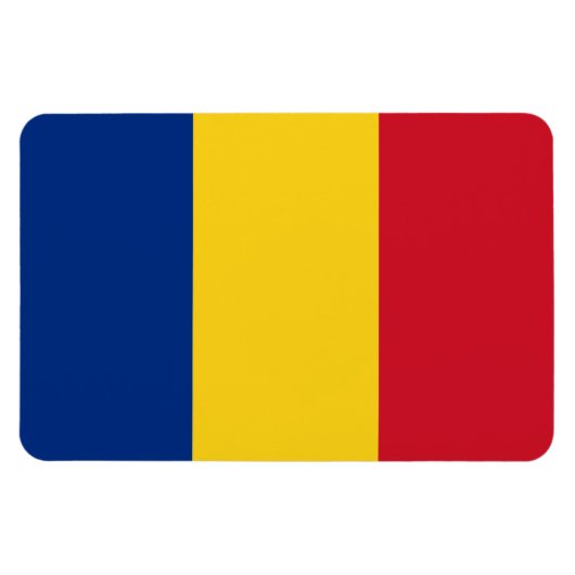 Rumänische Flagge Magnet (Horizontal)