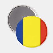 Rumänische Flagge Magnet (Vorderseite/Rückseite)