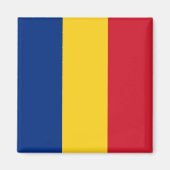 Rumänische Flagge Magnet (Vorne)