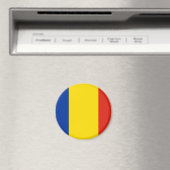 Rumänische Flagge Magnet (In Situ (Geschirrspüler))