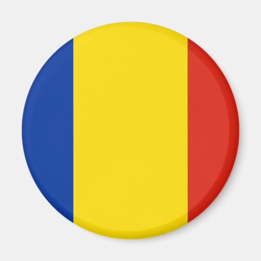 Rumänische Flagge Magnet (Vorne)