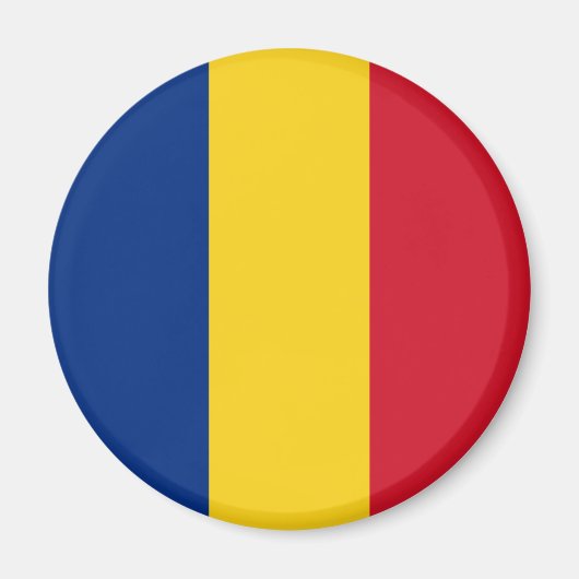 Rumänische Flagge Magnet (Vorne)