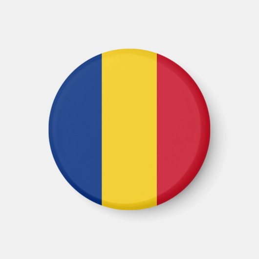 Rumänische Flagge Magnet (Vorne)