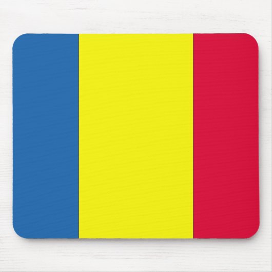 Rumänische Flagge Mousepad (Vorne)