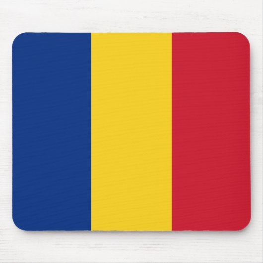 Rumänische Flagge Mousepad (Vorne)