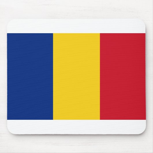 Rumänische Flagge Mousepad (Vorne)