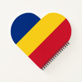 Rumänische Flagge Notizblock (Rückseite)