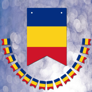 Rumänische Flagge & Party Rumänien Banner / Hochze