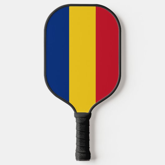 Rumänische Flagge Pickleball Schläger (Vorderseite)