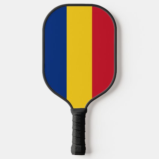 Rumänische Flagge Pickleball Schläger (Rückseite)